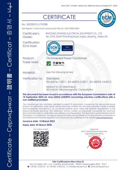 ECM Certificate