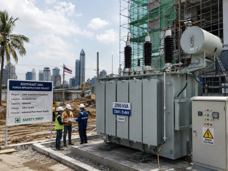 Transformer Project Case for Industrial Power Distribution