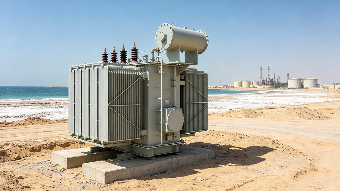 Tanzania Port Transformer Procurement: Crane Loads, Harmonics and Coastal Installation 5 Outdoor transformers operating in a coastal industrial environment