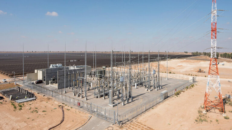 Saudi utility-scale solar PV step-up substation
