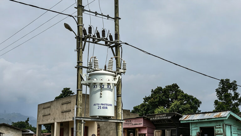 4 Rural power pole installation 1