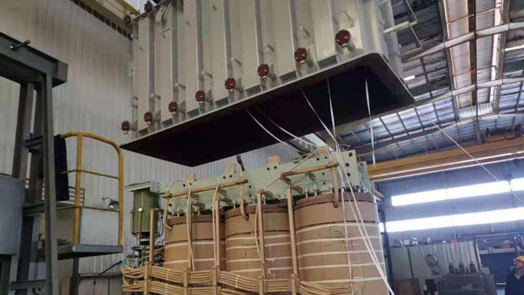 6 Ensamblaje de la parte activa del transformador e instalación en el tanque