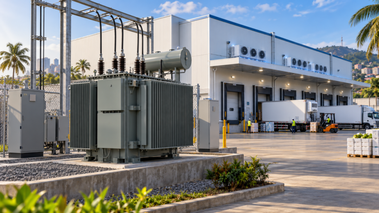 Ghana cold storage transformer for industrial refrigeration project