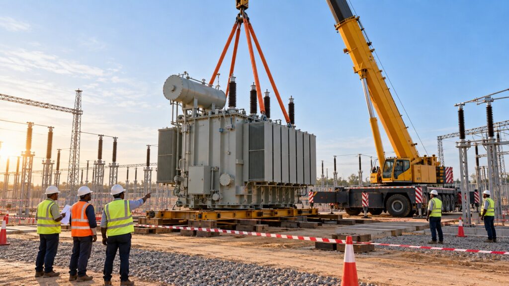 Power Transformer Lifting Plan Review for African EPC Sites: Cranes, Rigging and Release